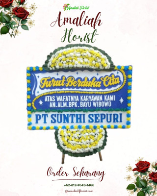 Papan Bunga Duka di Kayan Selatan
